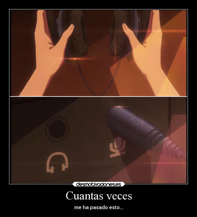 carteles fail humor anime watamote enchufar mal los cascos microfono desmotivaciones