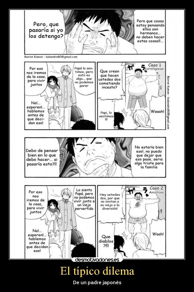 El típico dilema - De un padre japonés