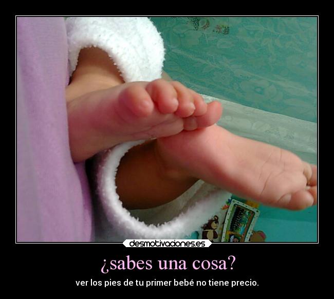 ¿sabes una cosa? -