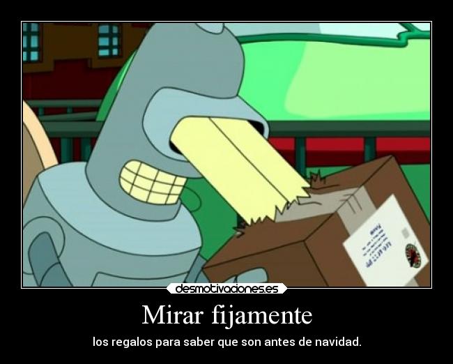 Mirar fijamente - los regalos para saber que son antes de navidad.