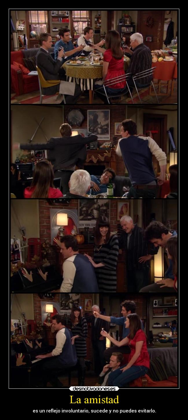 carteles amistad fin 3x09 himym ccavm desmotivaciones