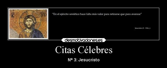 Citas Célebres - Nº 3: Jesucristo
