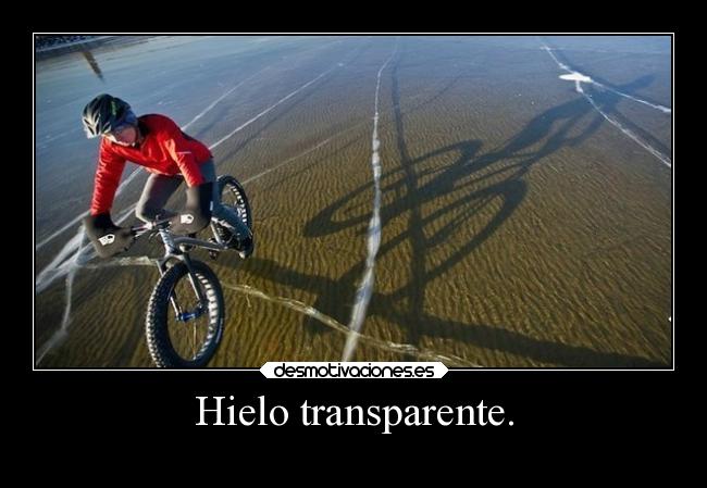Hielo transparente. - 