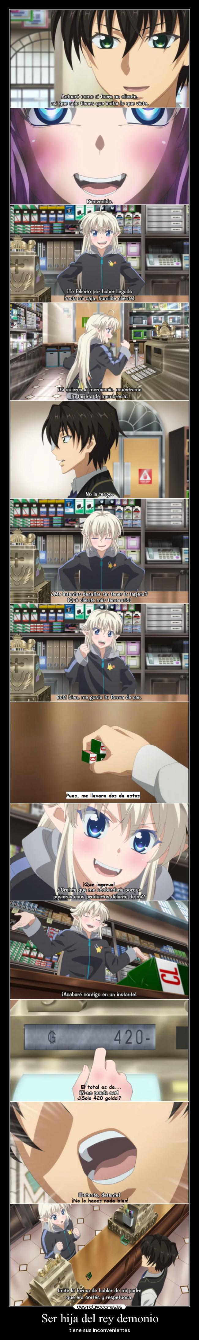 Ser hija del rey demonio -