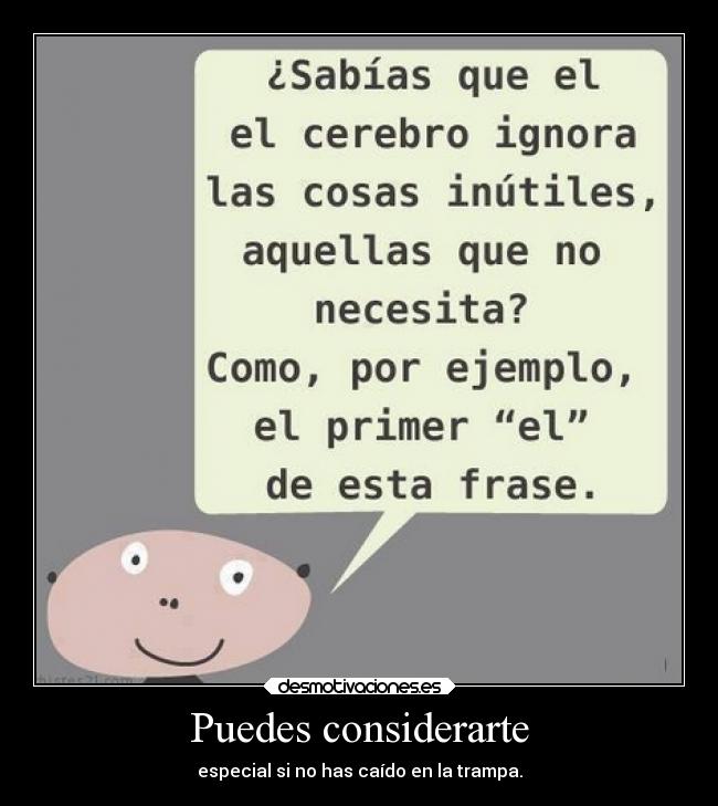 Puedes considerarte - 