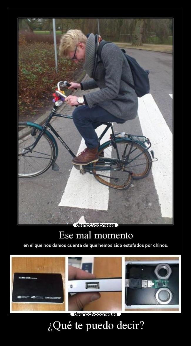 ¿Qué te puedo decir? -