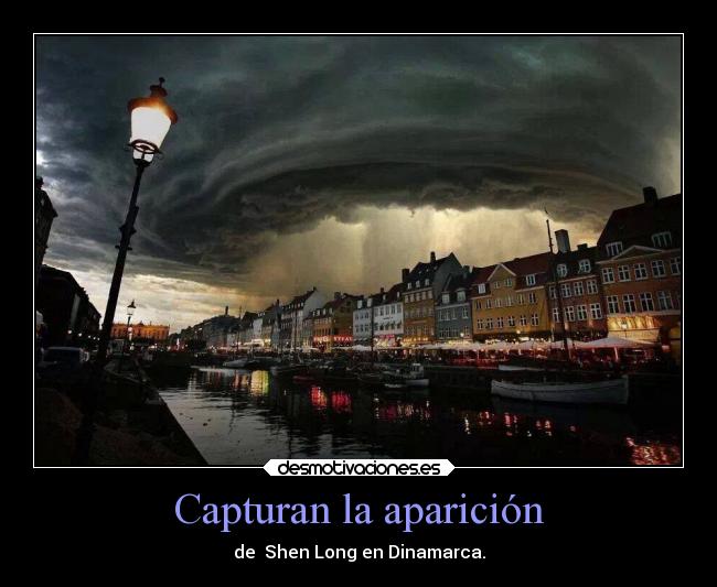 Capturan la aparición - de Shen Long en Dinamarca.