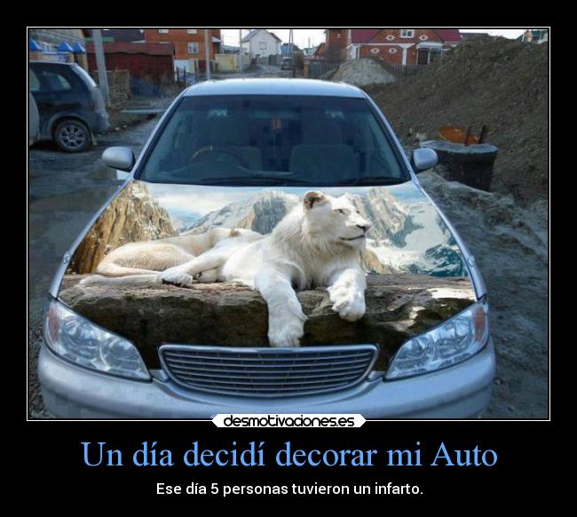 Un día decidí decorar mi Auto - 