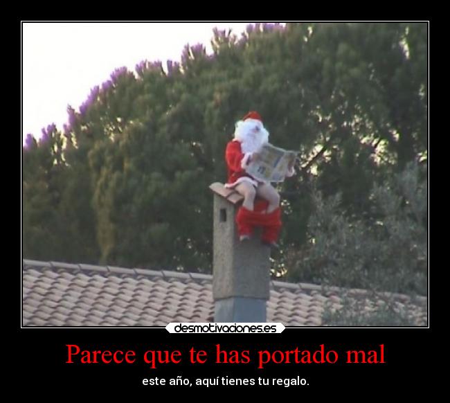 carteles humor santa claus navidad regalos desmotivaciones