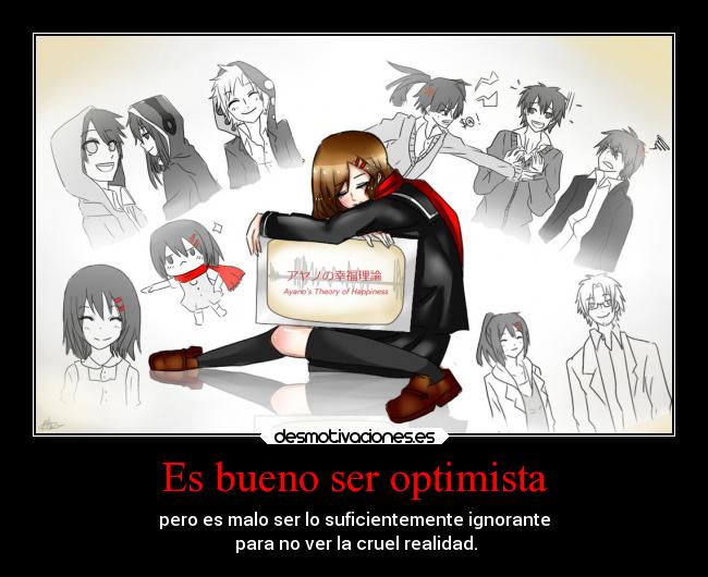 Es bueno ser optimista - 