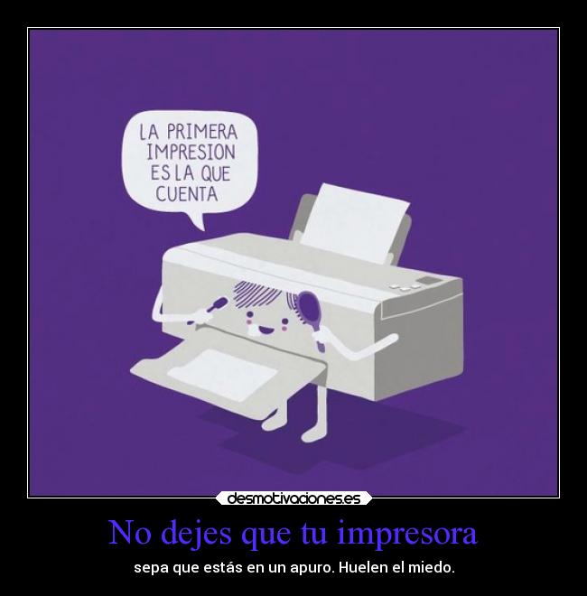 No dejes que tu impresora - 