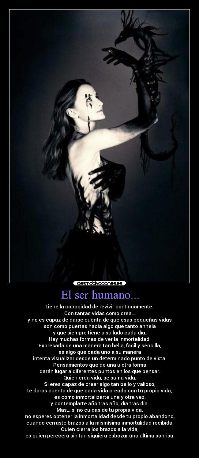 El ser humano... -