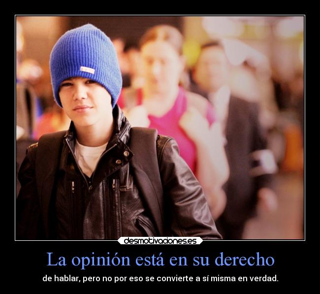 La opinión está en su derecho - 