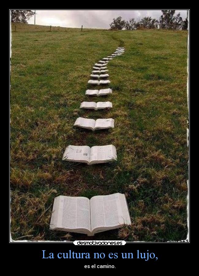 carteles literatura arte camino conocimiento realidad desmotivaciones