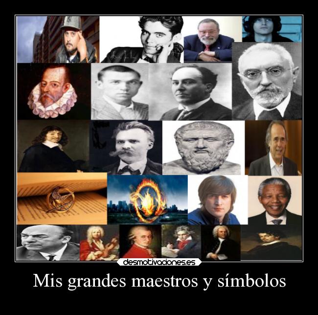 Mis grandes maestros y símbolos -