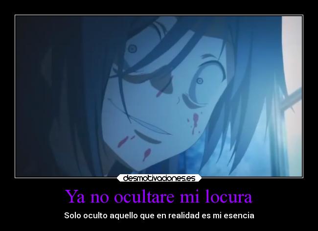 carteles locura anime desmotivaciones