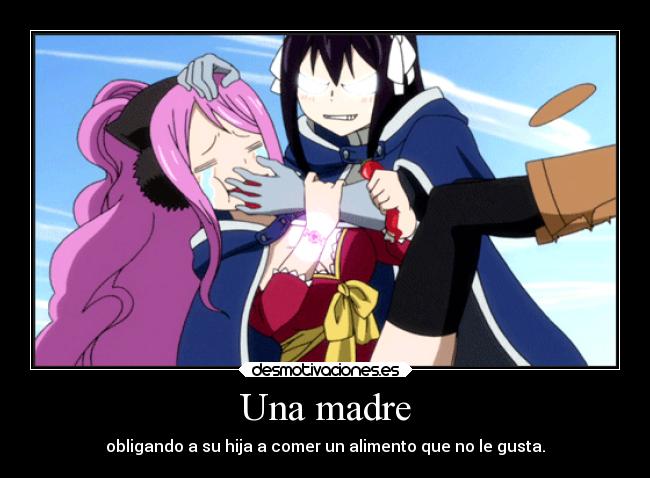 carteles madre tetas anime theinmortals raptorhunters fairy tail ultear versus meredy come desmotivaciones