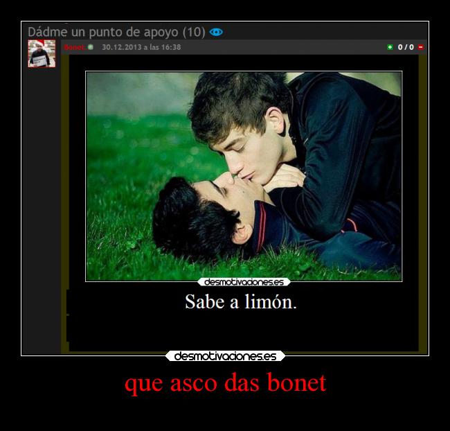 que asco das bonet -