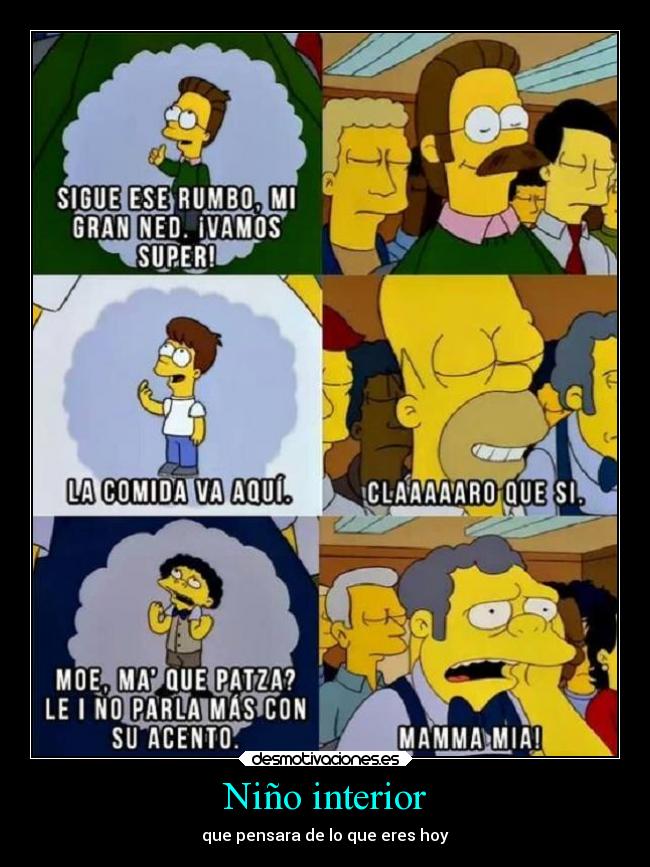 Niño interior - que pensara de lo que eres hoy