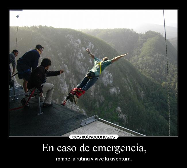 En caso de emergencia, - 