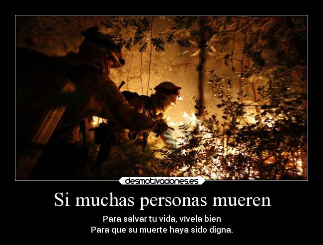 Si muchas personas mueren - 