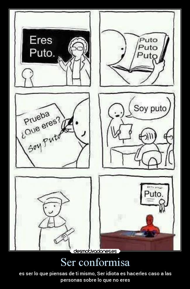 Ser conformisa - 