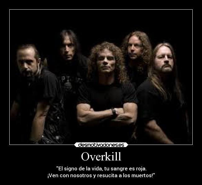 carteles musica overkill desmotivaciones