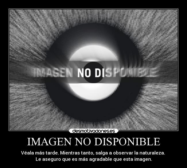 IMAGEN NO DISPONIBLE - Véala más tarde. Mientras tanto, salga a observar la naturaleza.
Le aseguro que es más agradable que esta imagen.