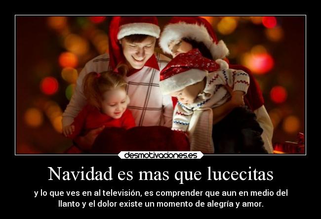 Navidad es mas que lucecitas - 