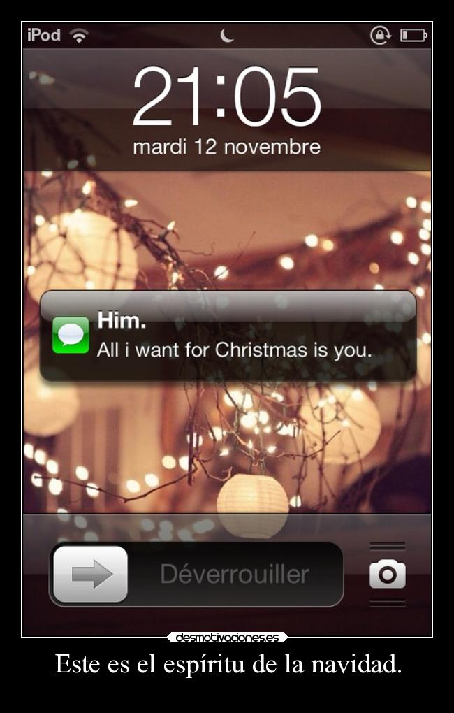 Este es el espíritu de la navidad. -