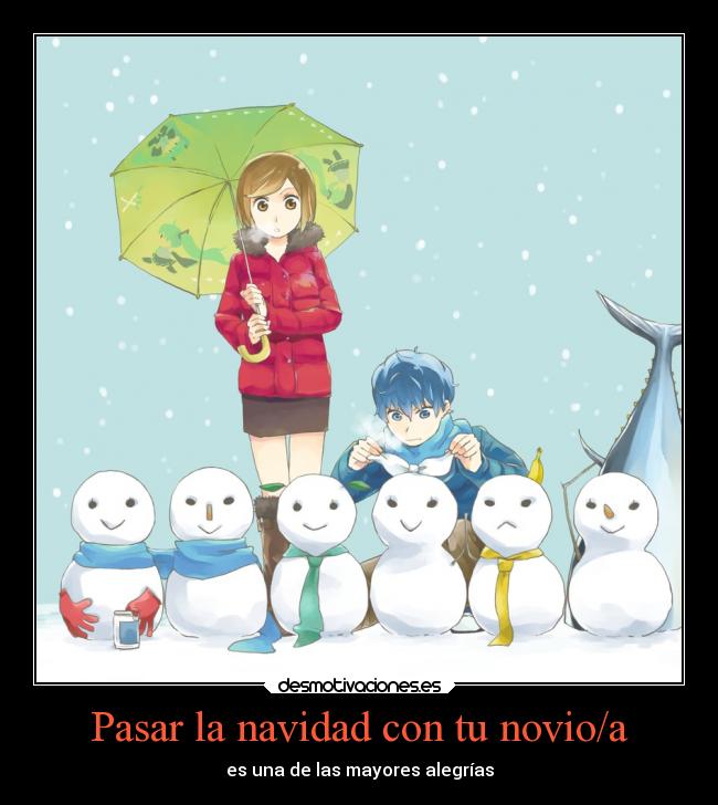 Pasar la navidad con tu novio/a -