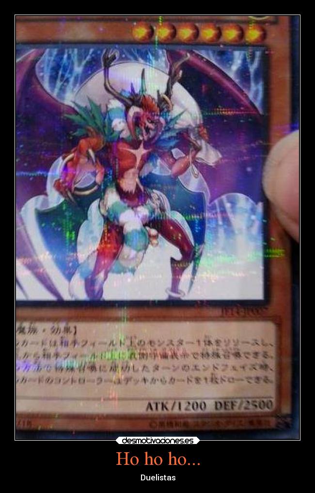 carteles navidad anime yugioh zexal carta santa claus duelistas desmotivaciones
