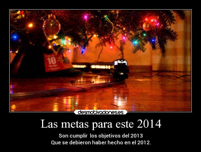 Las metas para este 2014 - 