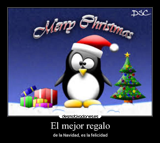 El mejor regalo - de la Navidad, es la felicidad