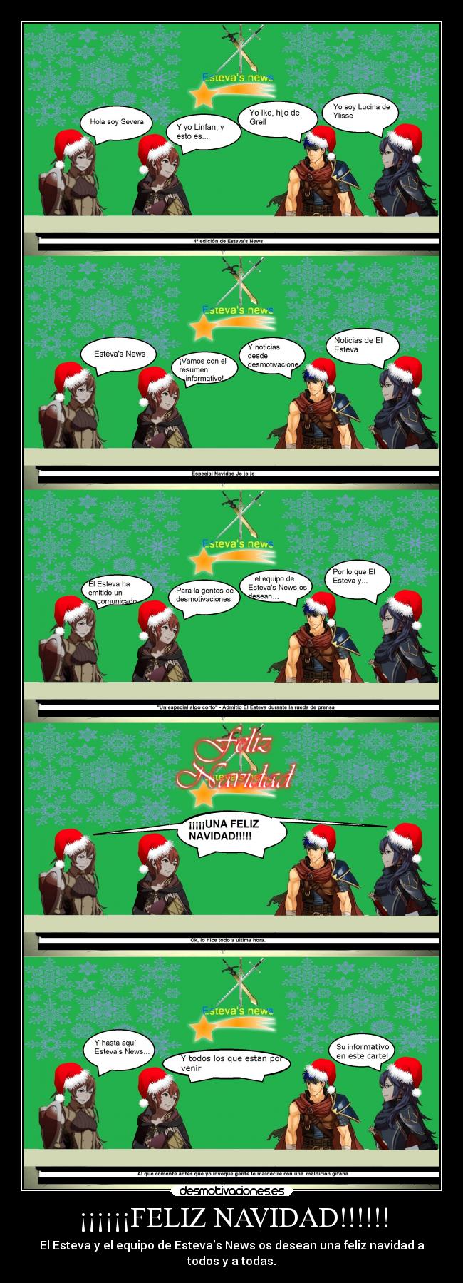 carteles navidad navidad feliz elesteva estevas news estevasnews lucina ike linfan severa desmotivaciones