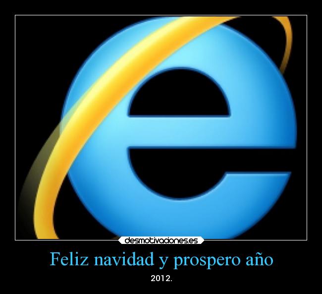 Feliz navidad y prospero año -