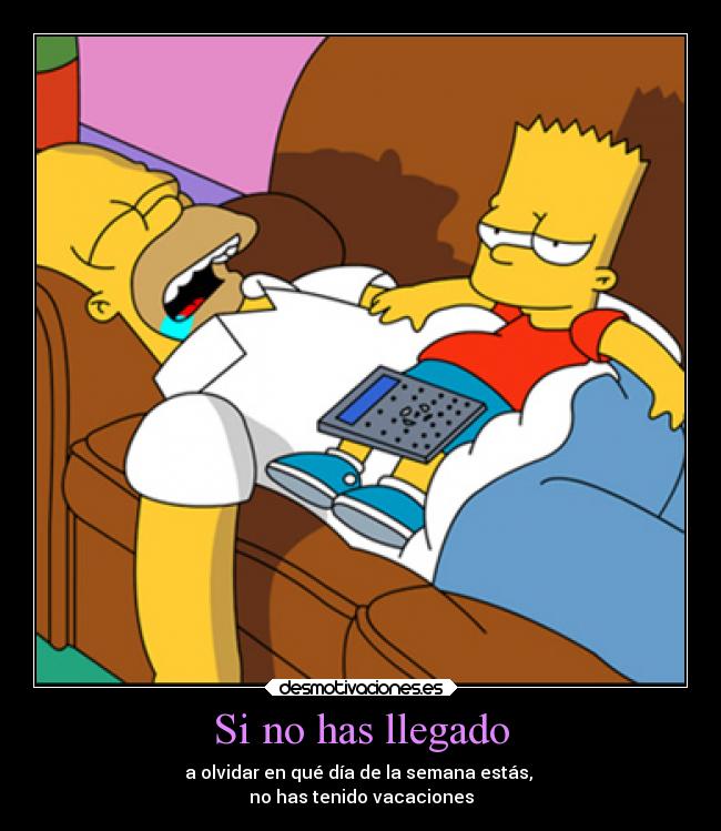 carteles navidad verano vacaciones semana dia desmotivaciones