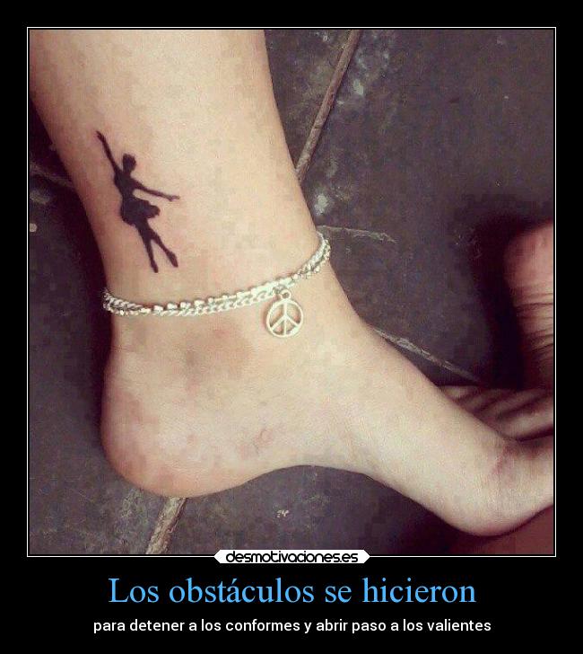 Los obstáculos se hicieron - 