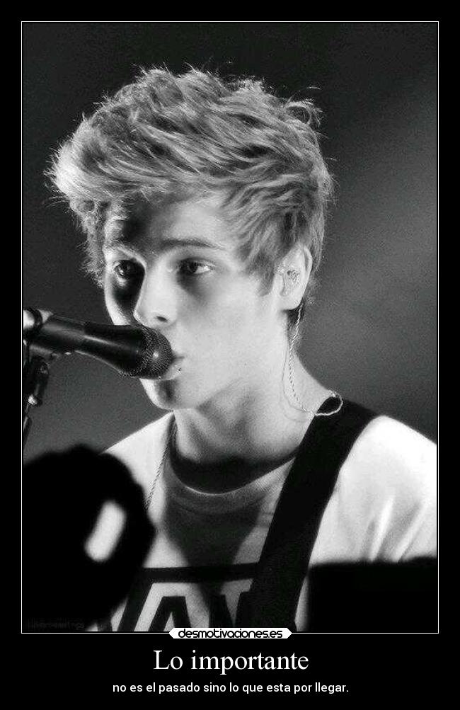 Lo importante - no es el pasado sino lo que esta por llegar.