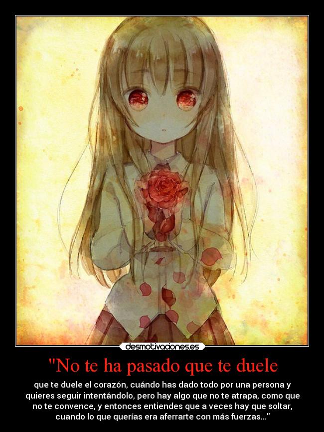 No te ha pasado que te duele -