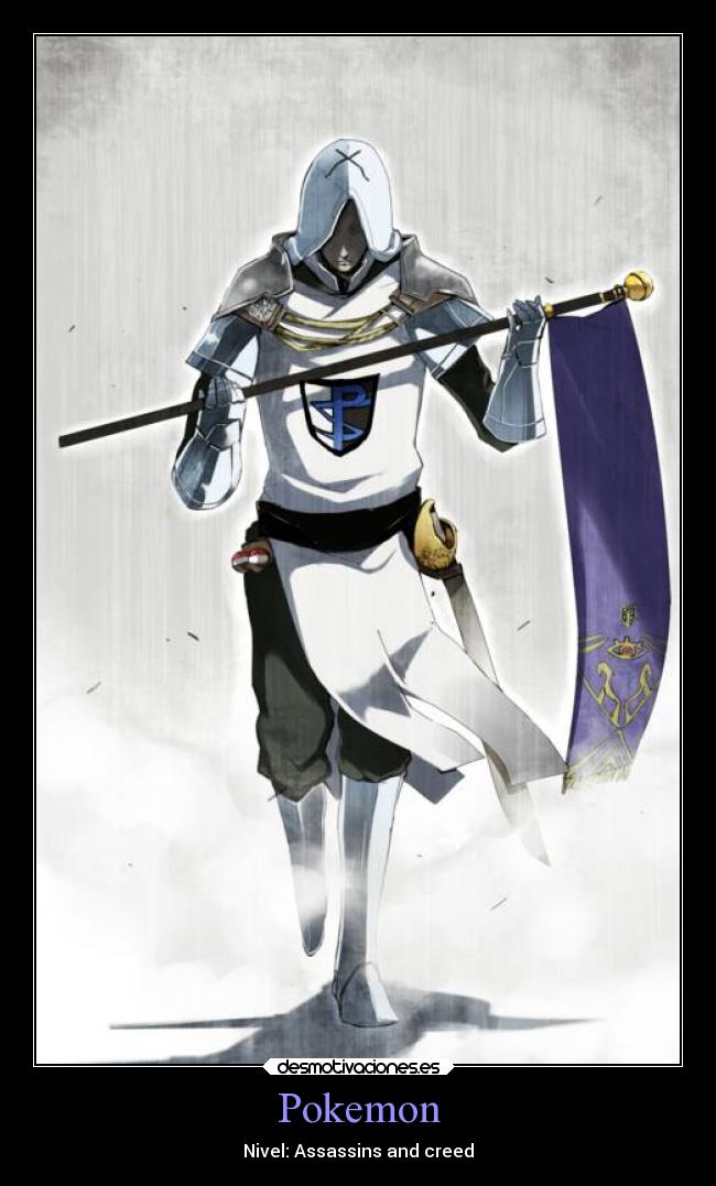 carteles pokemon pokemon anime crossover assassins and creed equipo theam plasma desmotivaciones