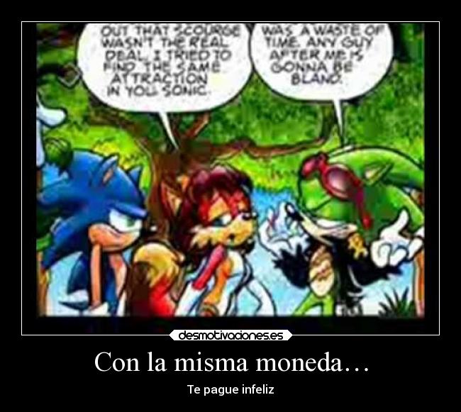 carteles scourge fiona scouriona jodete sonic por pendejo desmotivaciones