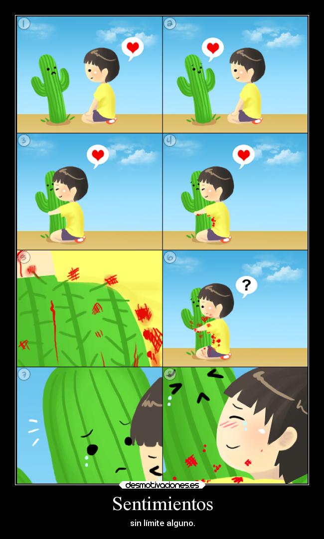 Sentimientos - sin límite alguno.
