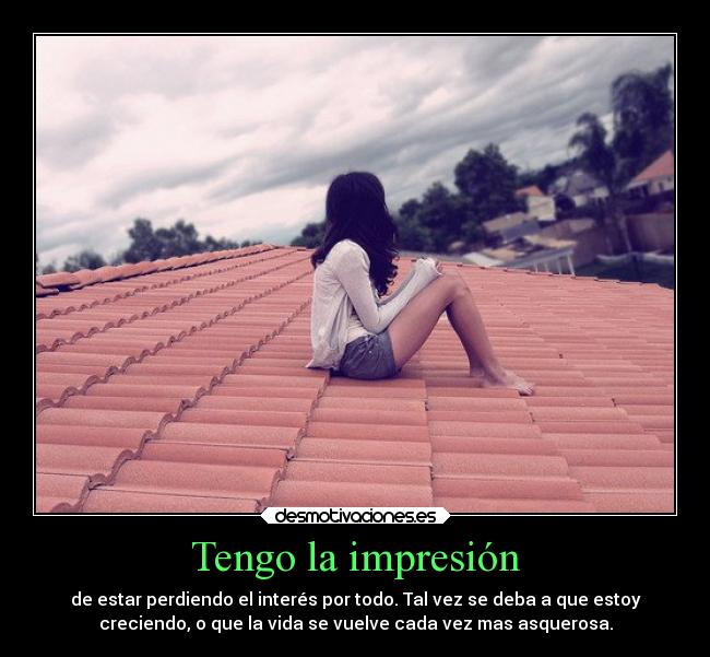 Tengo la impresión - 