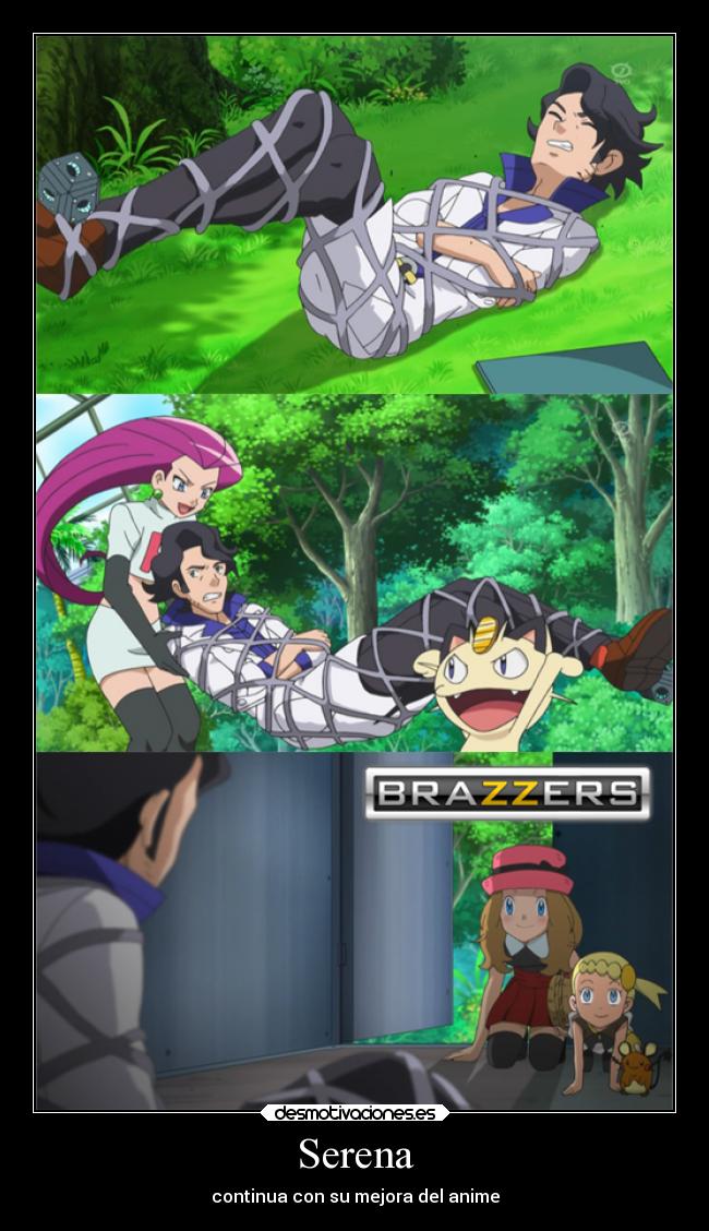 carteles sexo pokemon serena brazzers team rocket kalos desmotivaciones