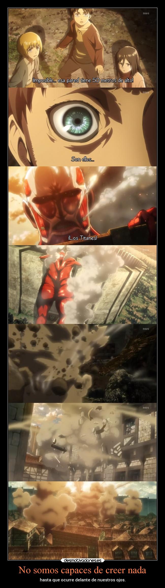 No somos capaces de creer nada -