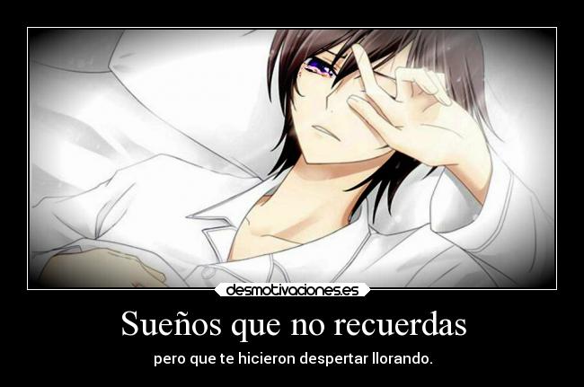 Sueños que no recuerdas - 