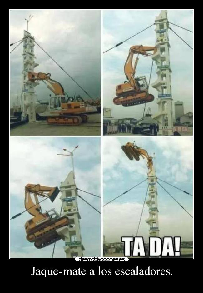 Jaque-mate a los escaladores. - 