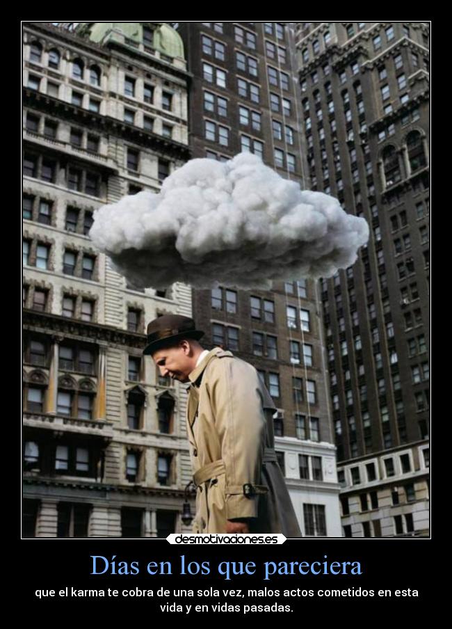 Días en los que pareciera - 