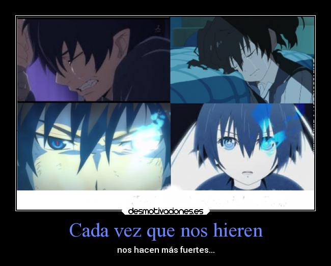 Cada vez que nos hieren -